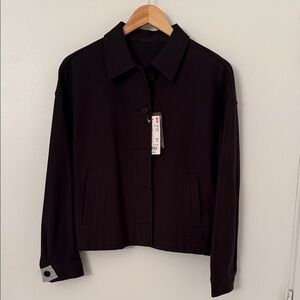 Uniqlo Black Button-Up Jacket